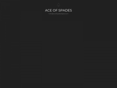 aceofspadesdigital.com snapshot