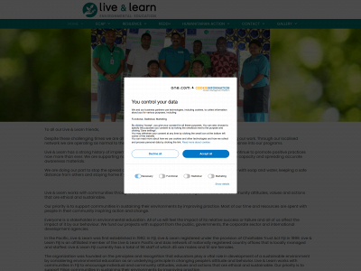 livelearnfiji.org snapshot