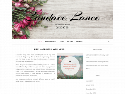 candacelance.com snapshot