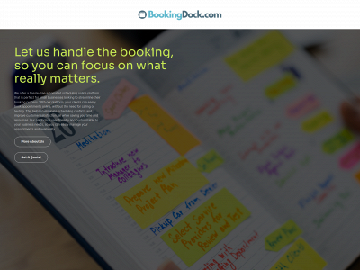 bookingdock.com snapshot