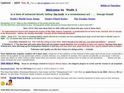 truth1.org snapshot