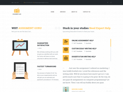 assignmentguru.com.au snapshot