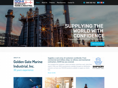 goldengatemarine.com snapshot
