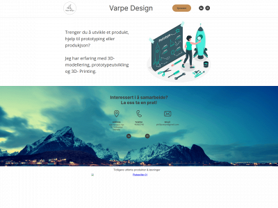 varpedesign.no snapshot