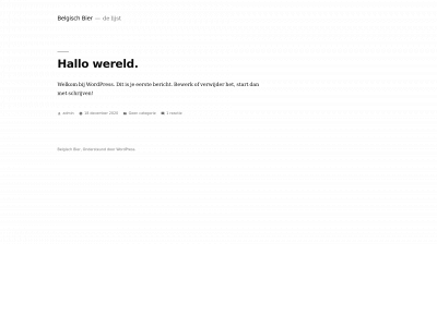 belgisch-bier.com snapshot