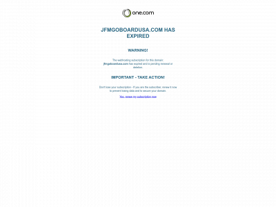 jfmgoboardusa.com snapshot