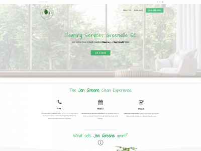 jengreeneclean.com snapshot