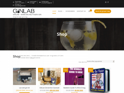 ginlab.dk snapshot