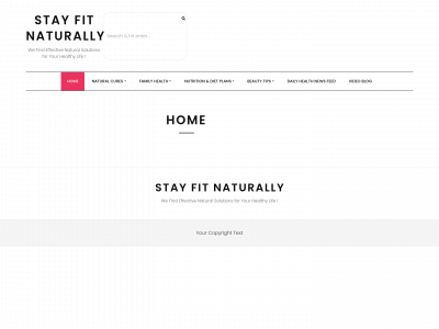 stayfitnaturally.com snapshot
