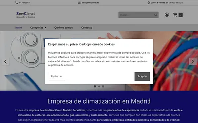 calderasfrioycalor.es snapshot