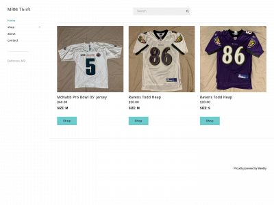 www.mrmthrift.com snapshot