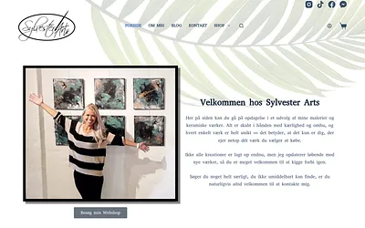 sylvesterarts.dk snapshot
