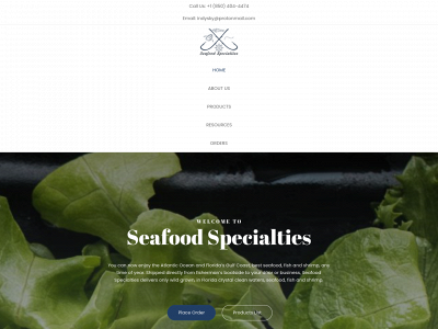 seafoodspecialties.net snapshot