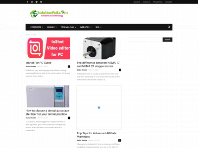 solutionfall.com snapshot