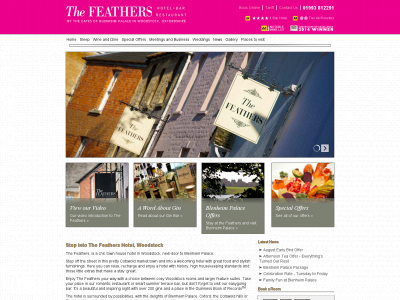 feathers.co.uk snapshot