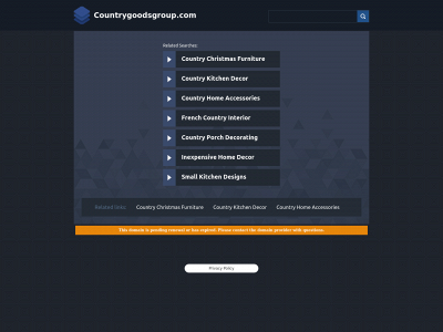countrygoodsgroup.com snapshot