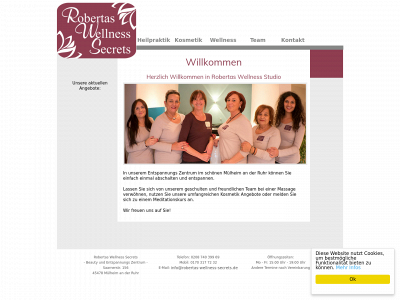 robertas-wellness-secrets.de snapshot