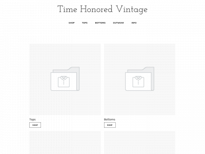 timehonoredvintage.com snapshot