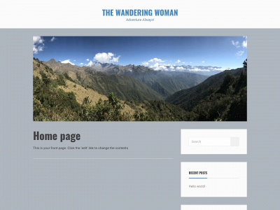 thewanderingwoman.org snapshot