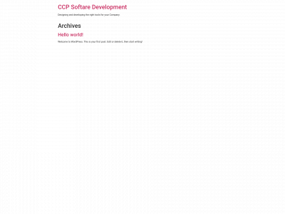 ccpsoftwaredevelopment.com snapshot