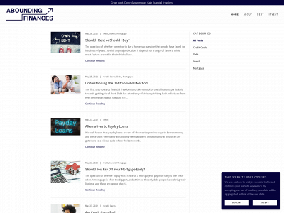 aboundingfinances.com snapshot