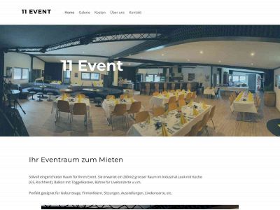 www.11event.ch snapshot