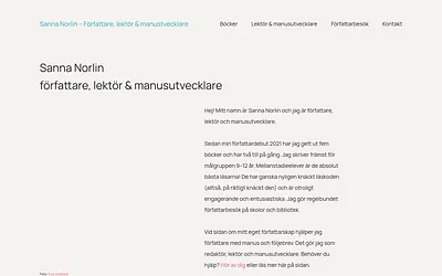 sannanorlin.se snapshot