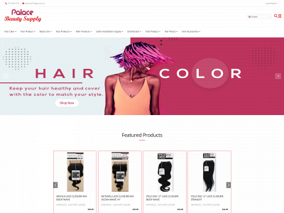 palacebeautystore.com snapshot