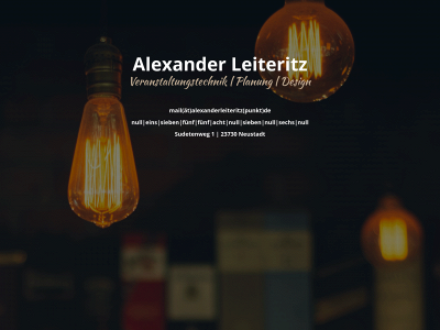 alexanderleiteritz.de snapshot