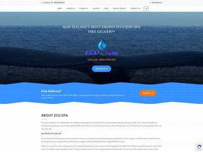 ecospas.co.nz snapshot