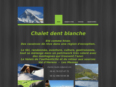 chaletdentblanche.be snapshot