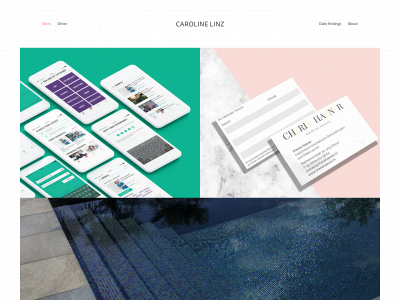 carolinelinz.ch snapshot