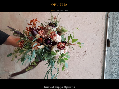 kukkakauppaopuntia.fi snapshot