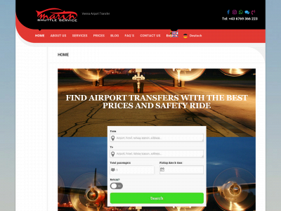 marinshuttleservice.com snapshot