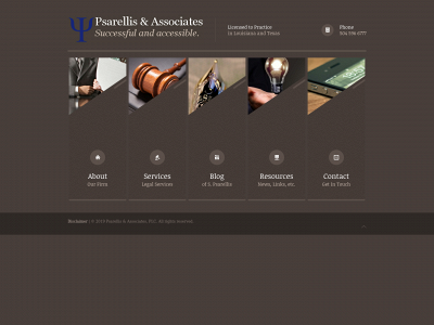 psarellislaw.com snapshot