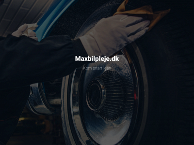 maxbilpleje.dk snapshot