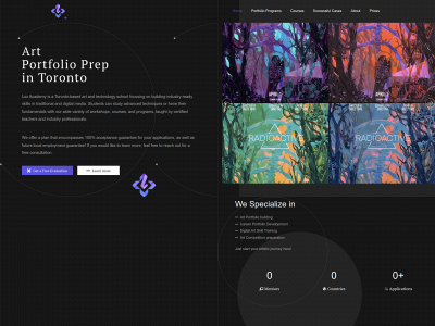 luxacademy.ca snapshot