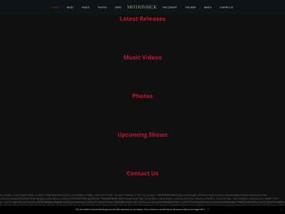 motionsickband.com snapshot
