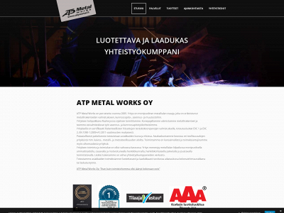 atpmetal.fi snapshot