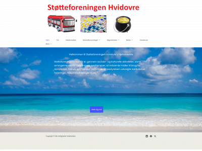 støtteforeningenhvidovre.dk snapshot