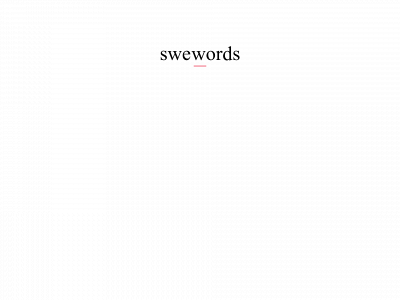 swewords.com snapshot