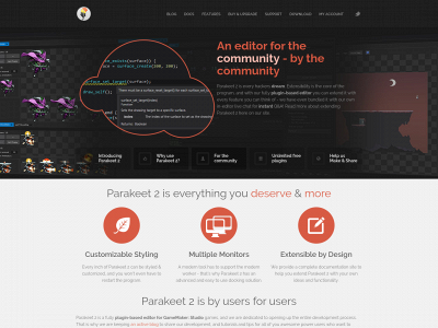 parakeet-ide.org snapshot