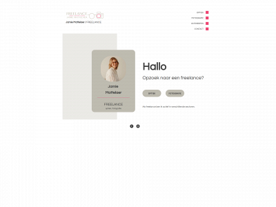 freelancejamiemattelaer.be snapshot