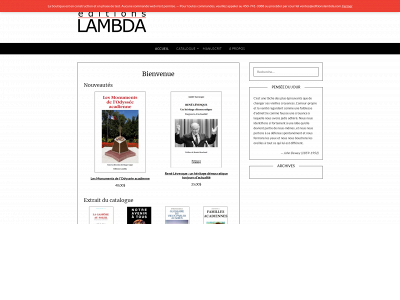 editionslambda.com snapshot