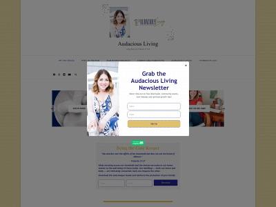 foraudaciousliving.com snapshot