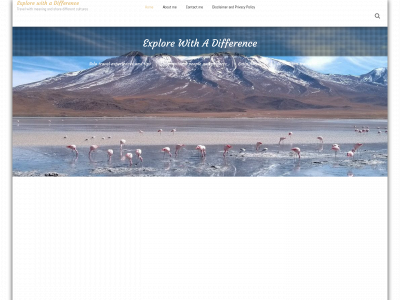 explorewithadifference.com snapshot