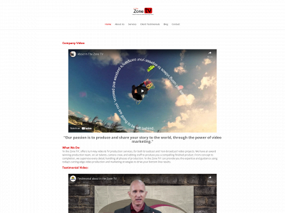 inthezonetv.com snapshot