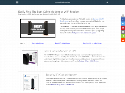 www.approvedmodems.com snapshot