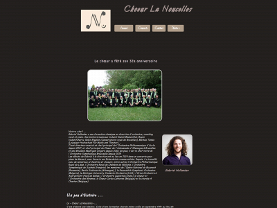 choeurlanoucelles.be snapshot