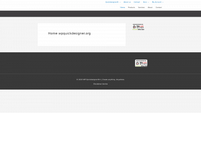 wpquickdesigner.org snapshot